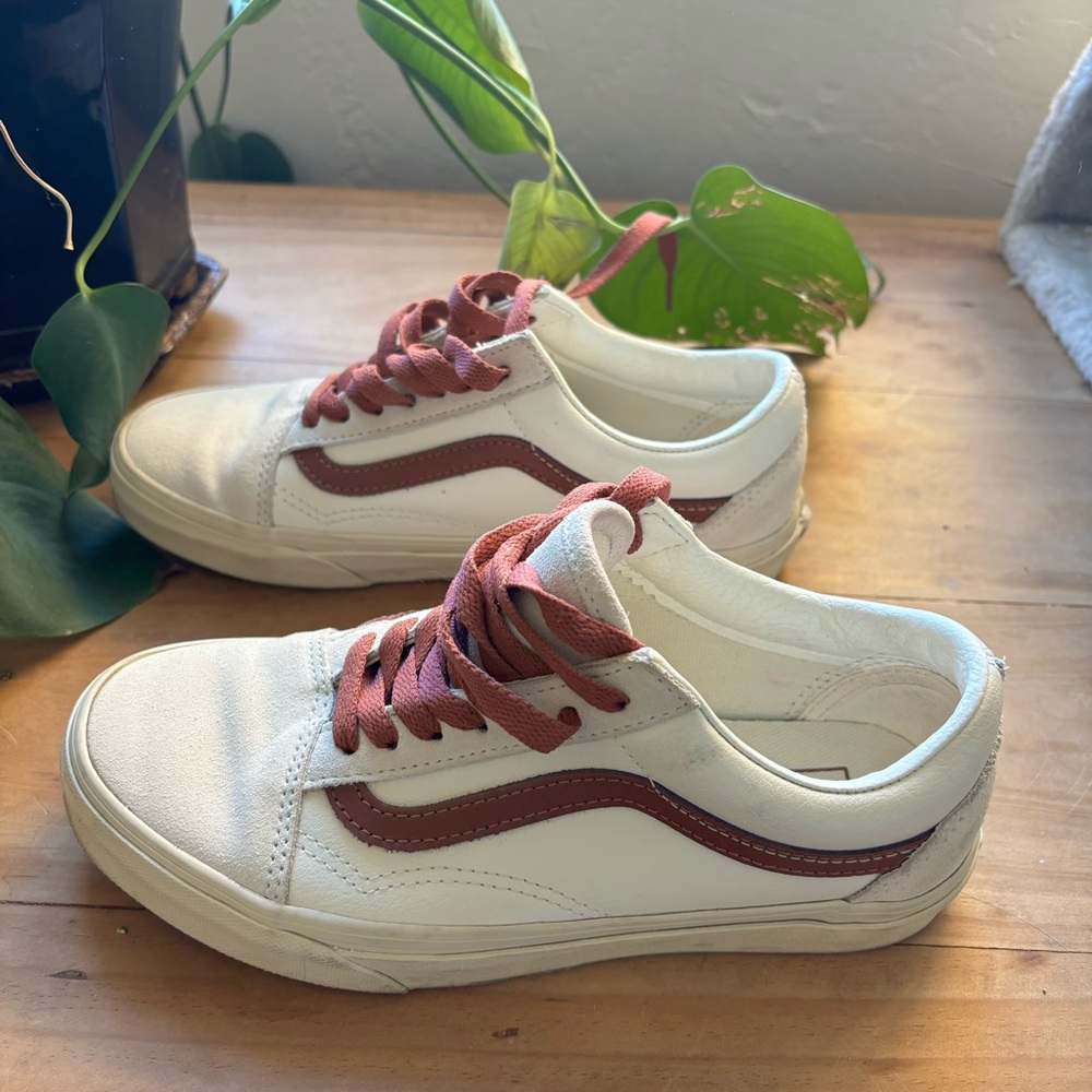 VANS Old Skool Vintage Pop Marshmallow Turtledove Unisex Sneakers - Picture 4 of 11